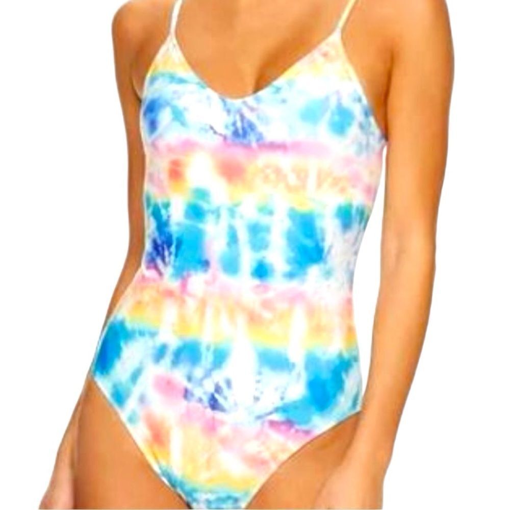 So brand cute tie dye swimsuit.